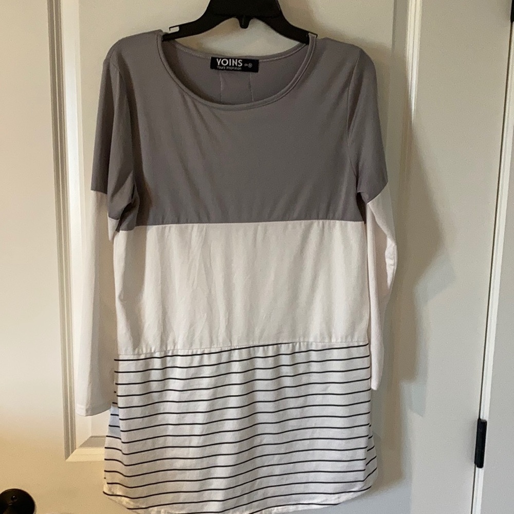 Yoins women’s long length long sleeve blouse